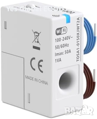 TONGOU WiFi еднофазен смарт електромер 50A с CT
