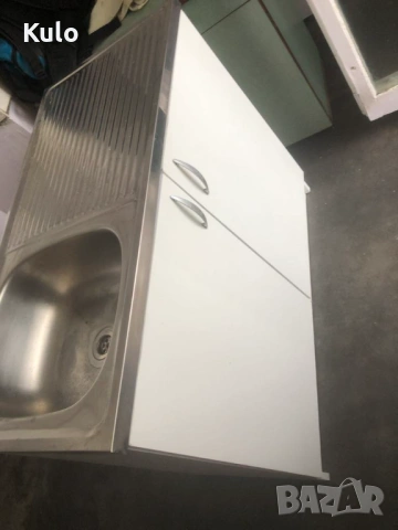 мивка  с отцедник десен   шкаф, снимка 2 - Мивки - 52887463