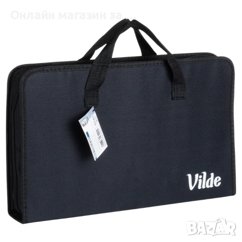 Комплект аксесоари за барбекю в калъф, 33 части, изработени от неръждаема стомана 489297, снимка 8 - Барбекюта - 53232428