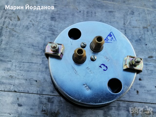 Руски манометър за въздух. Зил, Т-150, снимка 2 - Селскостопанска техника - 39685891