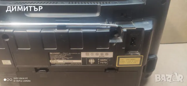 радио касетофон Sharp WQ-CH600 -6 диска, снимка 5 - Радиокасетофони, транзистори - 48382901