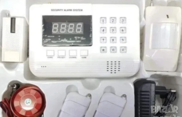 Безжична Алармена Система с 99 Зони и PSTN Поддръжка за Мобилен и Стационарен Телефон 