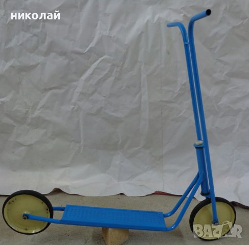 Ретро детски тротинетки с 12 цолови гуми произведени в СССР и DDR, снимка 16 - Велосипеди - 36920780