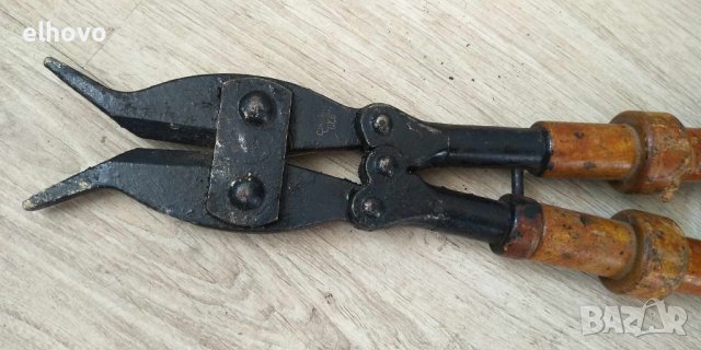 Стара ножица за рязане на арматура WW II, 1937 Eugen Zerver Remscheid H37, снимка 7 - Антикварни и старинни предмети - 43953081