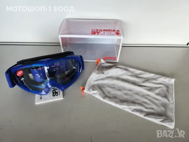 Нови Очила SPY TARGA 2 Мото Крос АТВ СИНИ с безцветна ANTI-FOG плака