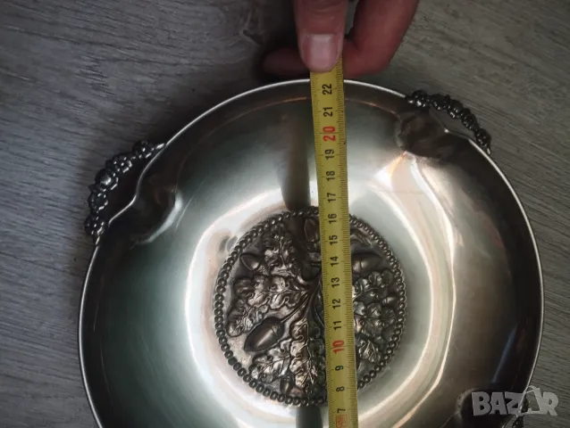 купа,фруктиера в стил арт деко, снимка 3 - Антикварни и старинни предмети - 47738302