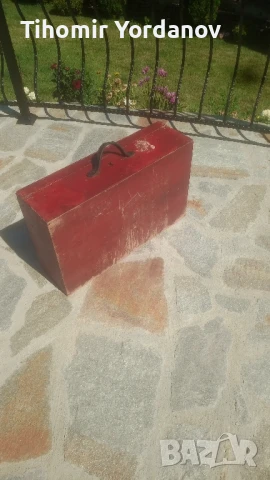 Стар дървен куфар., снимка 6 - Антикварни и старинни предмети - 51067438