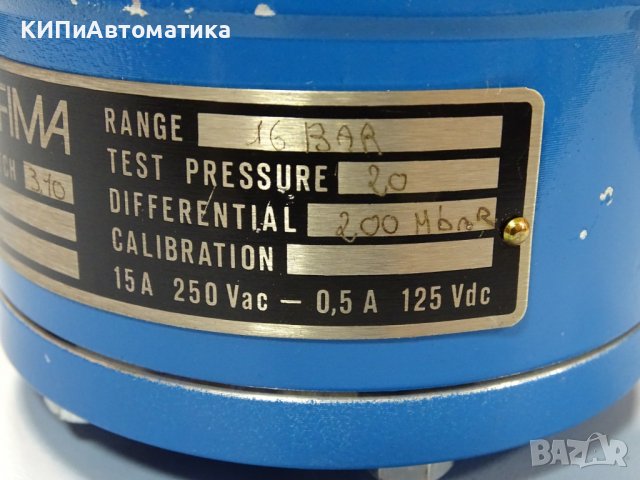 пресостат Nuova Fima pressure switch 3.10 16Bar, 25Bar, снимка 4 - Резервни части за машини - 37177210