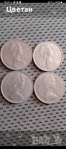 монети Великобритания , снимка 2 - Нумизматика и бонистика - 53540672