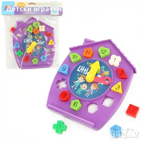 Образователен монтесори сортер Часовник , снимка 3 - Образователни игри - 50426523