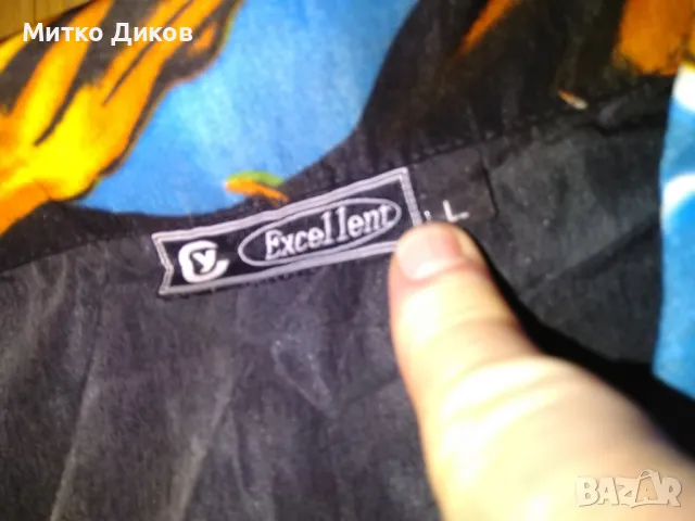 Риза маркова на  Excellent X2K Gyber Goth Anime Grunge Tiger Lion Fighting размер Л  отлична, снимка 6 - Ризи - 48970492