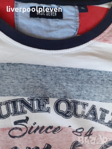 👉Нова Blue Seven Original XL ефектна, снимка 4 - Тениски - 51478948