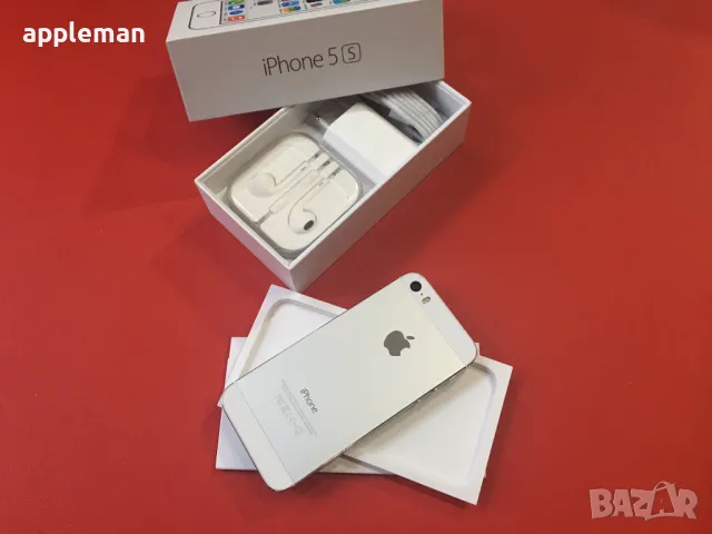 Apple iPhone 5S бял 16Gb Фабрично отключен Айфон телефон, снимка 6 - Apple iPhone - 48801473