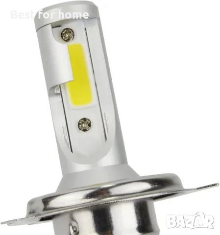 LED крушки H4, висок клас, 7200 lum, 6000K-6500K от Safego, снимка 5 - Аксесоари и консумативи - 48711097