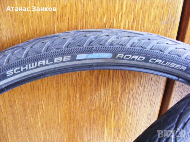 Чифт 26 цола гуми за велосипед колело Schwalbe Road Cruiser, снимка 5 - Части за велосипеди - 39008110