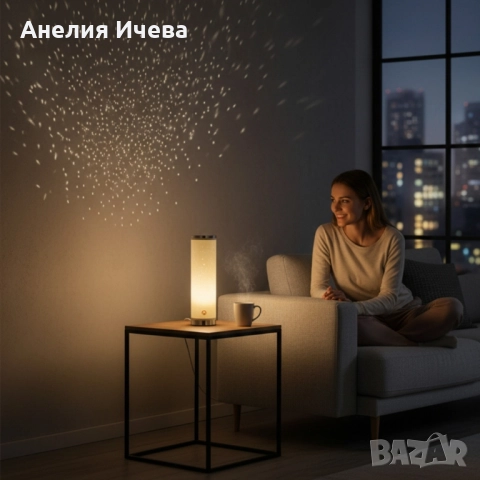 LED настолна лампа "Звезден ефект", снимка 2 - Лед осветление - 51832548