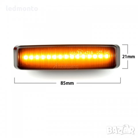 Бягащи лед мигачи,  мигачи за бмв  БМВ Е39 BMW E39 Тунинг мигачи LED динамичен , снимка 3 - Аксесоари и консумативи - 32332604