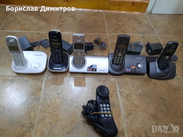 Продавам безжични телефони Panasonic 5 комплекта, снимка 2 - Други - 43399261