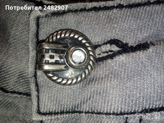 Сиви дамски дънки, снимка 9 - Дънки - 49404943