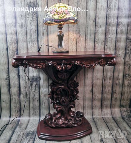 Лампа Тифани - Tulip Fleur , снимка 4 - Настолни лампи - 43376907