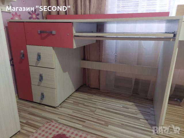 Обзавеждане за детска стая ИРИМ+ 2 матрака и попълнителна преграда за горното легло, снимка 9 - Мебели за детската стая - 43756170
