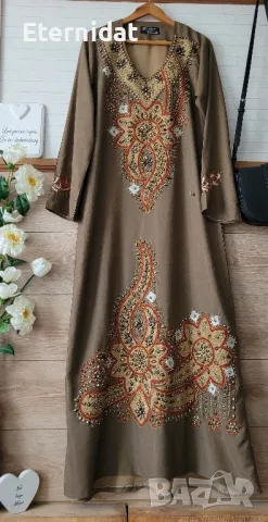 Нова бутикова бохо рокля бродерии и камъчета 