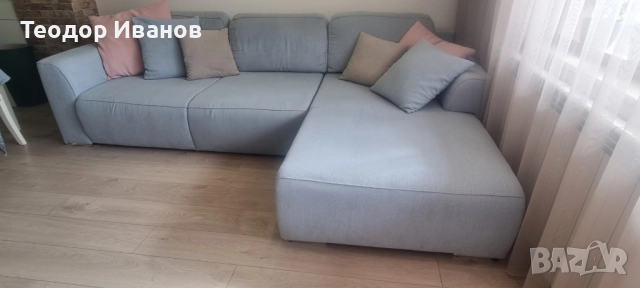 Ъглов диван(разтегателен), снимка 2 - Дивани и мека мебел - 52595030