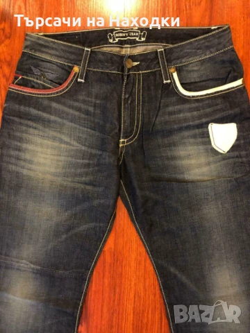 $229 Мъжки дънки Robin's Jean Mens 33 кожени джобове D5075WHT Lone Star Classic Fit, снимка 2 - Дънки - 50827151