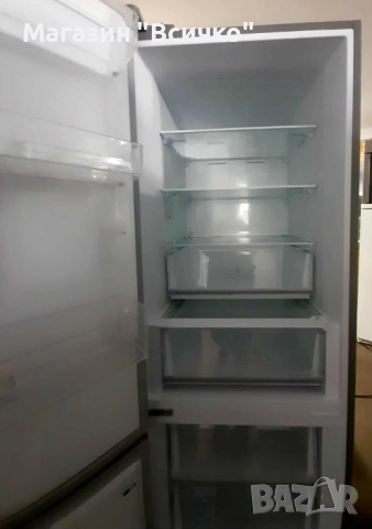 Хладилник с фризер KOENIC KFK 621 C NF IN, 338 л, височина 1850 мм, инокс, снимка 4 - Хладилници - 51679559