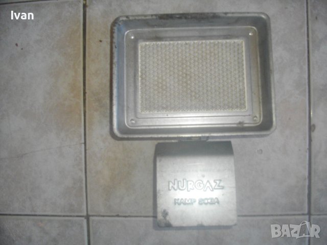 Газов Пропан-Бутан Керамичен Отоплител NURGAZ-185х145мм-С Редуцир Вентил Регулатор-50mbar-110 kg/h