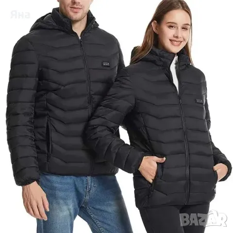 Електрическо Зимно яке, с 21 нагряващи зони, бързо затоплящо!!! С USB, снимка 3 - Якета - 48406431