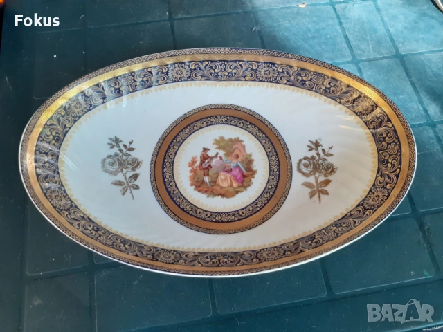 Стар порцелан колекционерска чиния LIMOGES FRANCE, снимка 9 - Антикварни и старинни предмети - 53408776