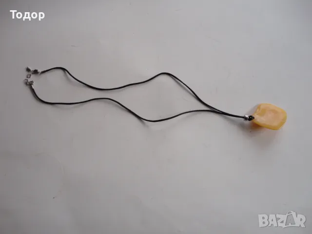 Колие гердан бакелит кехлибар , снимка 3 - Колиета, медальони, синджири - 49148473