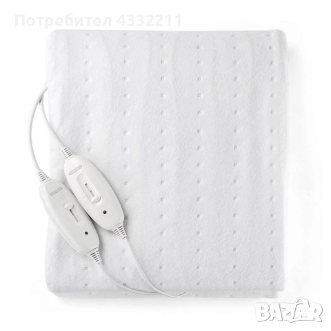 Затопляща постелка за легло Termomax, 60W/120W, 150х80см/160х140см, електрическа, полиестер, снимка 5 - Спални и легла - 51868283