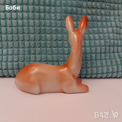 Стара Рядка Фигурка Порцеланова СИП Сърна Сърничка 1953-59, снимка 6 - Колекции - 43818862