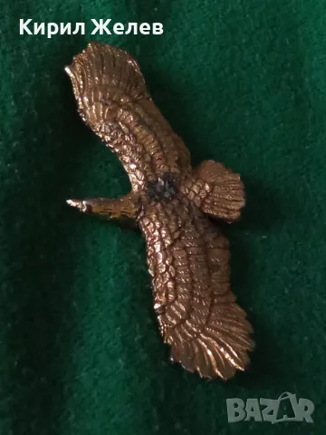 Стара ПОЗЛАТЕНА ОЛОВНА ФИГУРКА на ОРЕЛ ПОДХОДЯЩА За ДЕКОРАЦИЯ АПЛИКАЦИЯ РЕСТАВРАЦИЯ 40922, снимка 10 - Колекции - 46961104