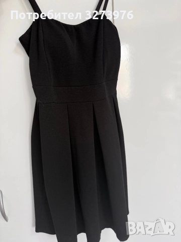 Лятна черна рокля , снимка 2 - Рокли - 52431230