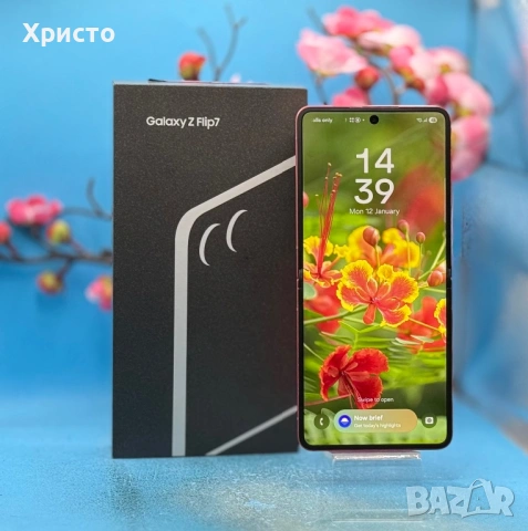 ГАРАНЦИОНЕН!!! Samsung Galaxy Z Flip7, 12GB RAM, 512GB, 5G, Coralred , снимка 3 - Samsung - 53075626