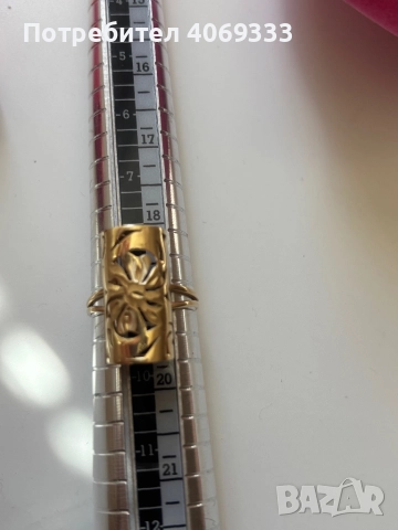 Нов златен пръстен от едно време 14к 3.73гр, снимка 3 - Пръстени - 51735324