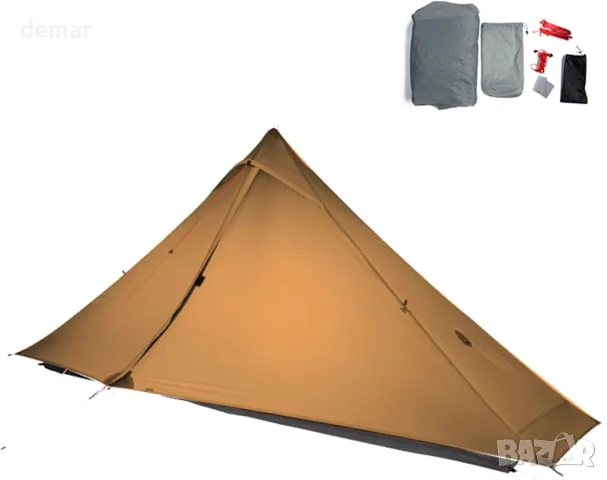 Telomat 3FULGEAR Lanshan1 Pro ултралека външна къмпинг палатка за 1 човек