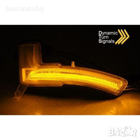 LED мигачи за странични огледала за Renault Clio IV (2016-2019) бели, снимка 2 - Аксесоари и консумативи - 43667657