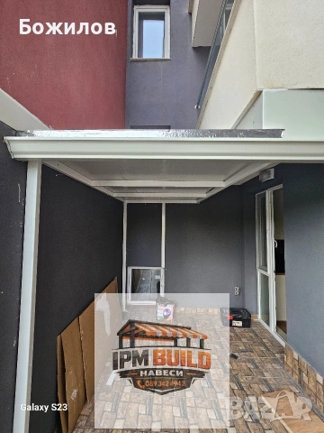 Метални навеси за покриване на тераси, гаражи, входни козирки, термопанели, покривало за коли , снимка 7 - Монтажи - 46826803