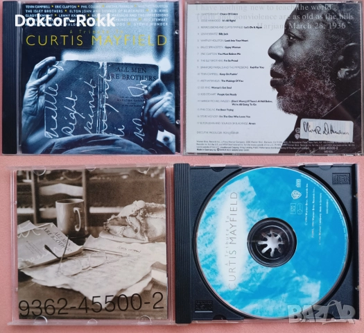 Andres Segovia + Anouar Brahem + Aldo Romano + Curtis Mayfield – CD - оригинални дискове, снимка 2 - CD дискове - 52807320