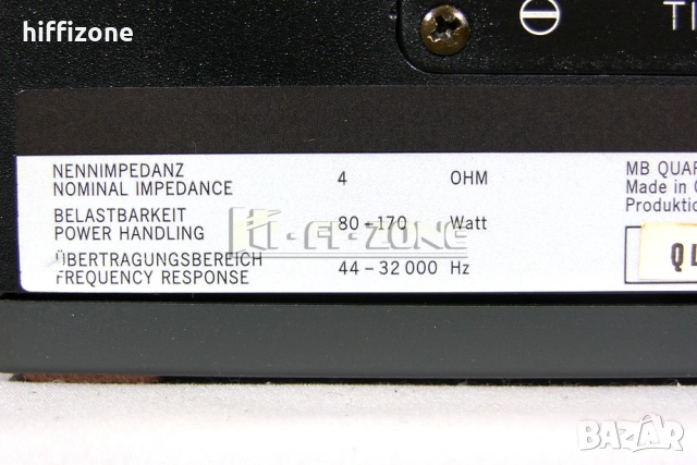 Тонколони   MB Quart ql 100m , снимка 7 - Тонколони - 53383123