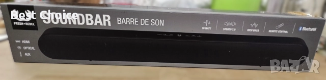 Саундбар Fresh 'n Rebel е стерео 2.0 система с мощност 28 W, снимка 7 - Аудиосистеми - 52931338