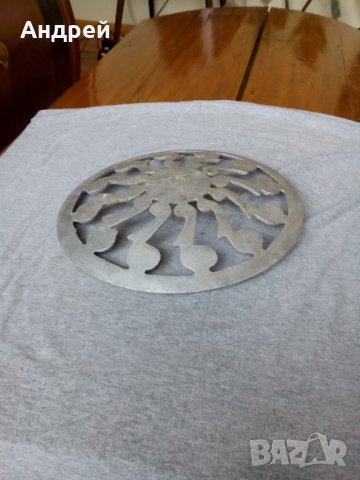 Стара метална декорация, снимка 2 - Антикварни и старинни предмети - 27710468