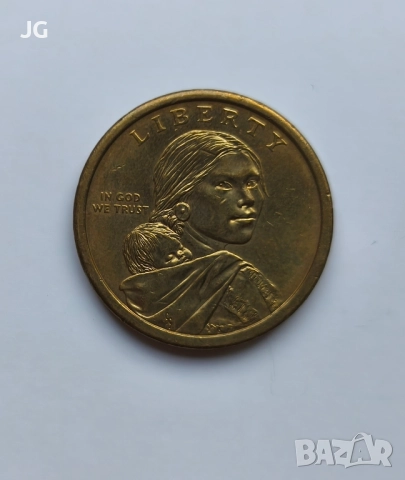 1 долар САЩ Индианката договорът Уампаноаг 1621 1 долар 2011 Американска монета , снимка 4 - Нумизматика и бонистика - 52849311