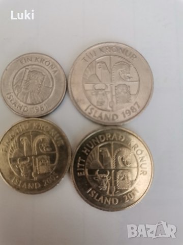 монети Исландия , снимка 4 - Нумизматика и бонистика - 43167955