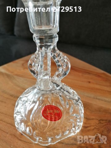Свещник кристал Anna Hutte , снимка 3 - Декорация за дома - 38265622