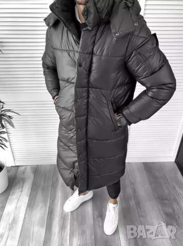 Мъжко дълго шушляково яке ''Тоарис' - черно, снимка 5 - Якета - 43222830